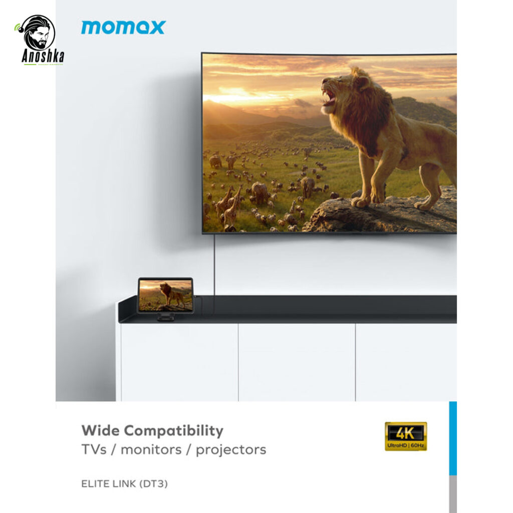 MOMAX EliteLink DT3 USB-C to HDMI 2M 4K Ultra HD Display Cable