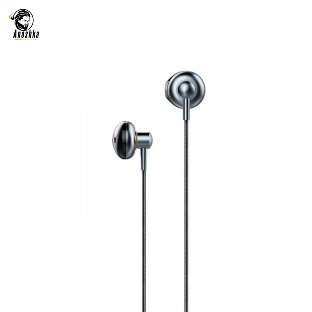 The RECCI REP-L26 Metal Wired Earphones deliver premium audio, a durable metal build, and in-line mic control for music and calls.