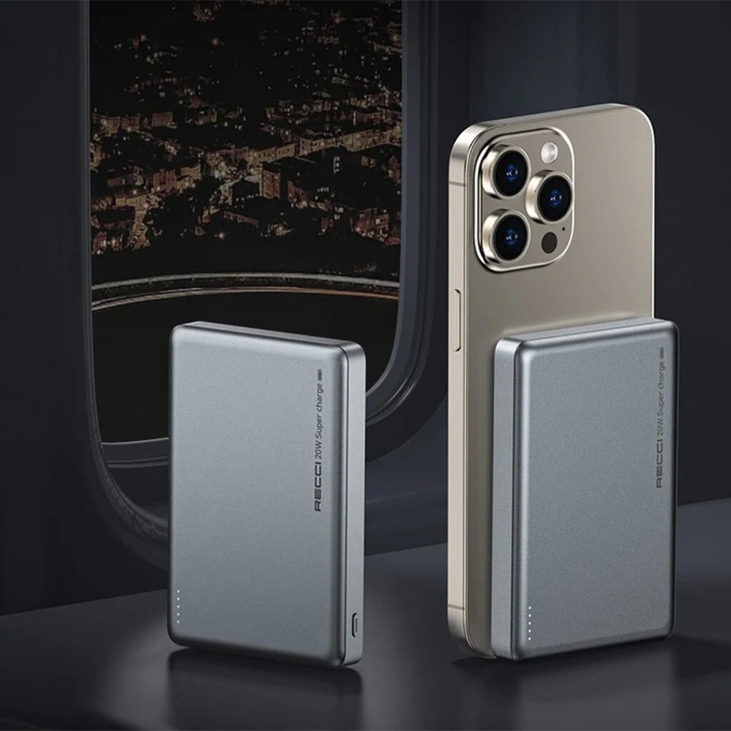 RECCI Power Bank Armor Wireless Charging 10000mAh (RPB-W26) – Rugged Design & Fast Wireless Charging