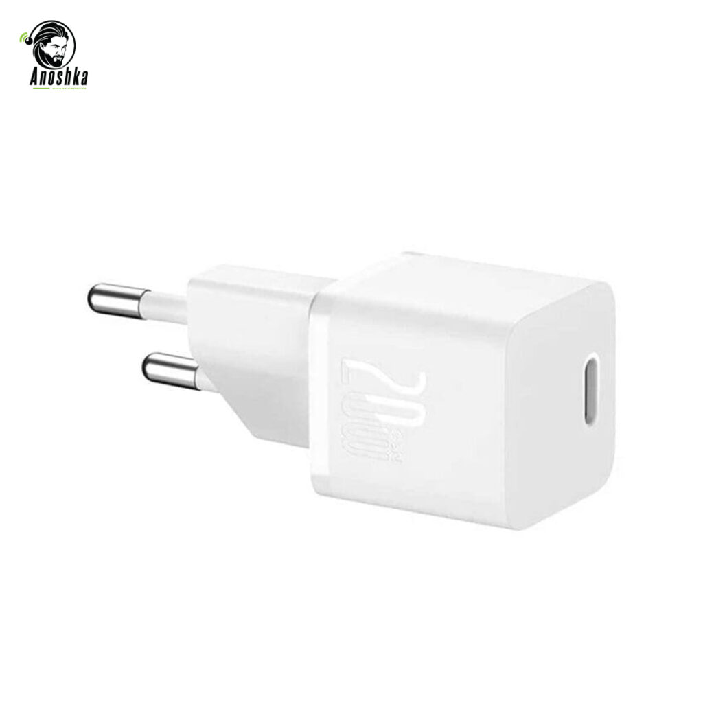 Baseus GaN5 Mini 1C 20W EU Fast Charger with USB-C Power Delivery