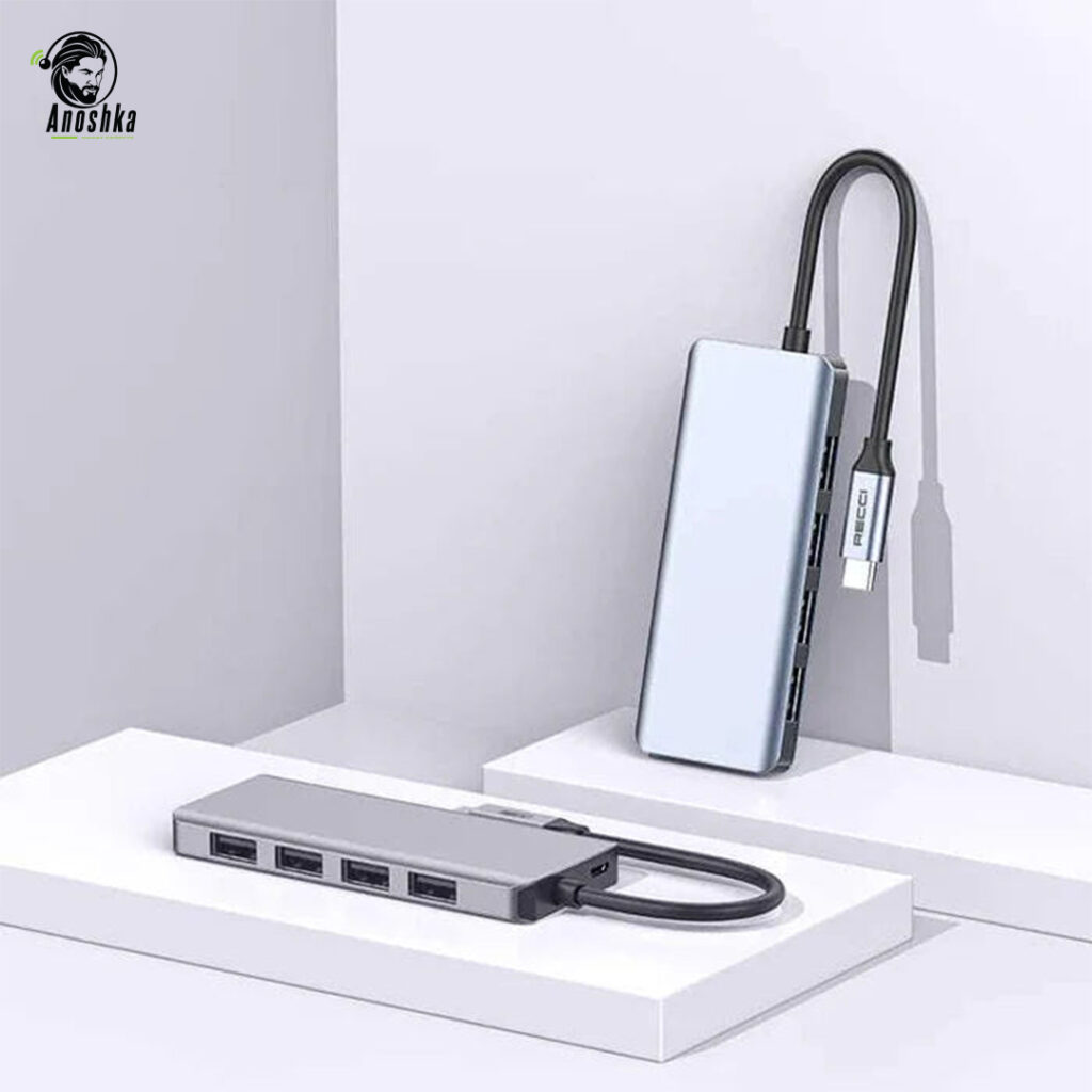 The RECCI RH06 5-in-1 Hub delivers fast data transfer, 4K HDMI output, and multiple ports for enhanced productivity and connectivity.