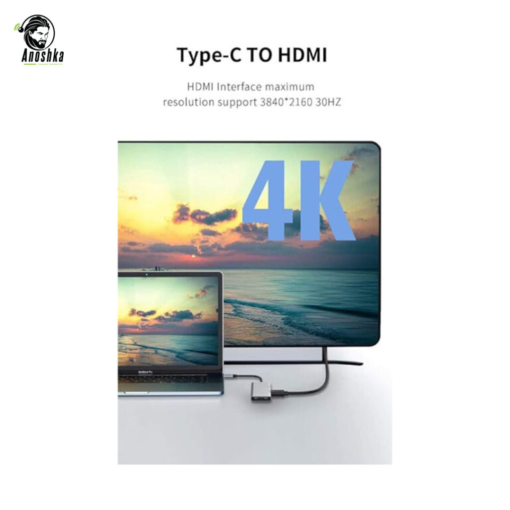 The RECCI RH07 7-in-1 Hub delivers 4K HDMI, USB 3.0, SD/TF card readers, and Type-C PD charging for fast, reliable, and all-in-one connectivity.