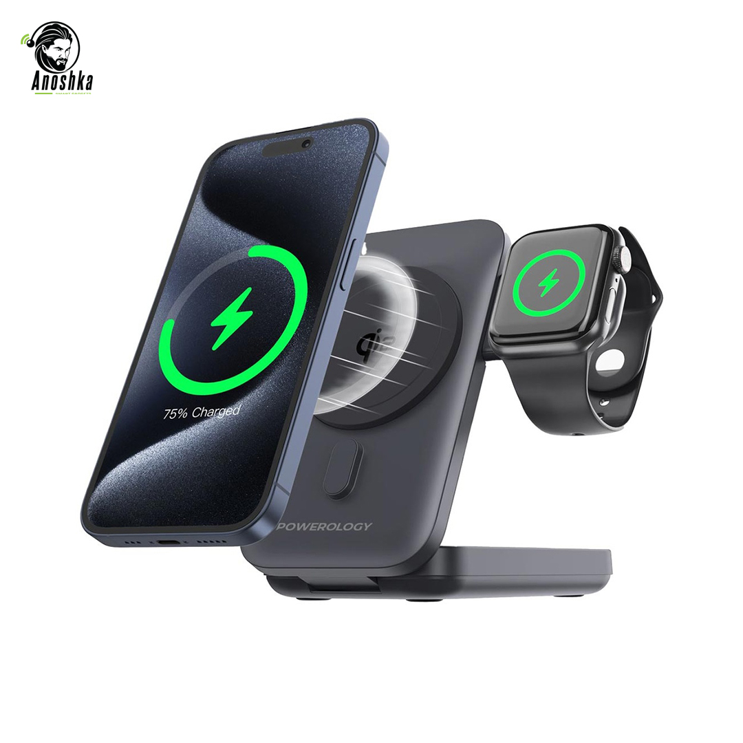 Powerology 10000mAh MagSafe Power Bank box and accessories