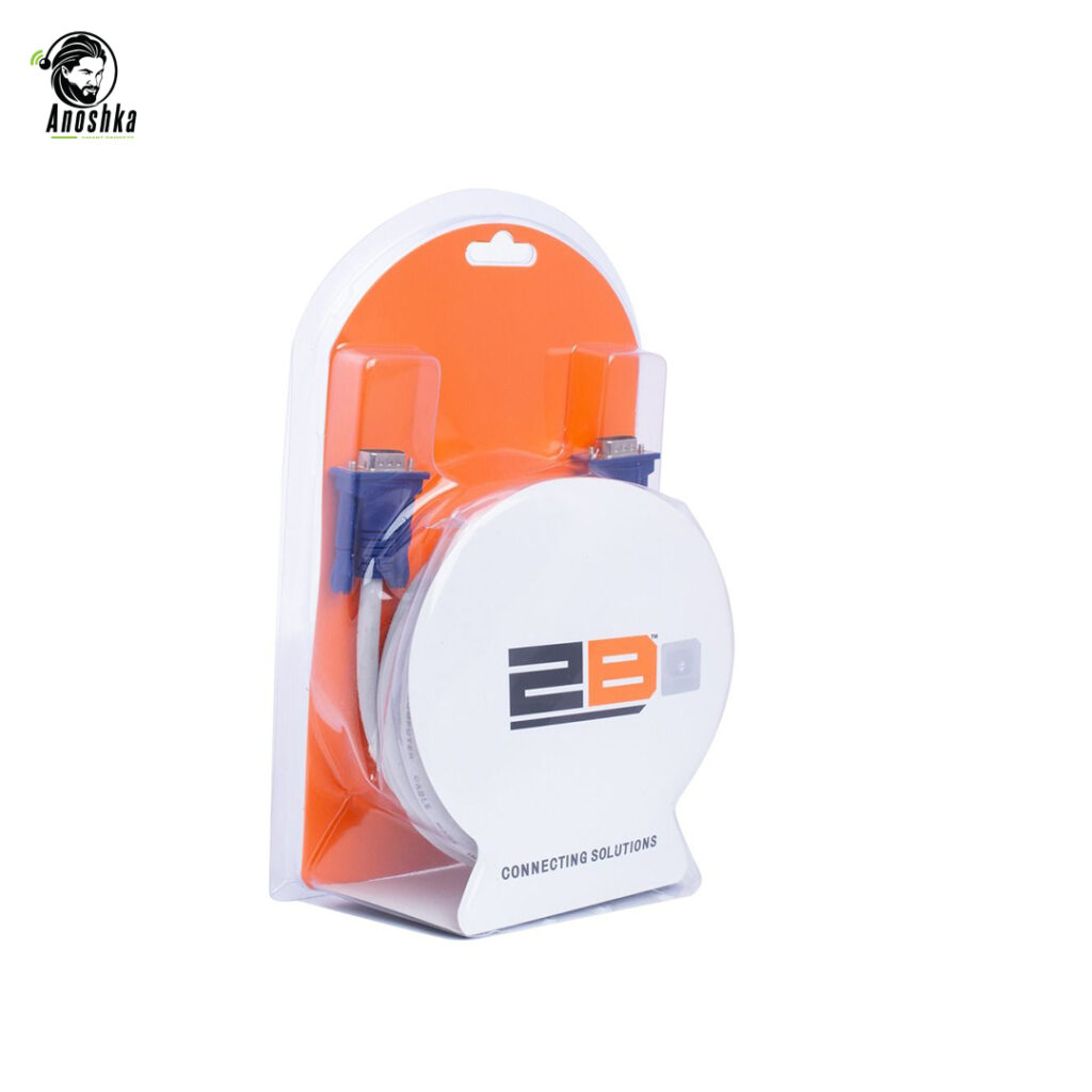 2B VGA Cable 5M DC454 – High-Quality Long Display Cable for Monitors and Projectors