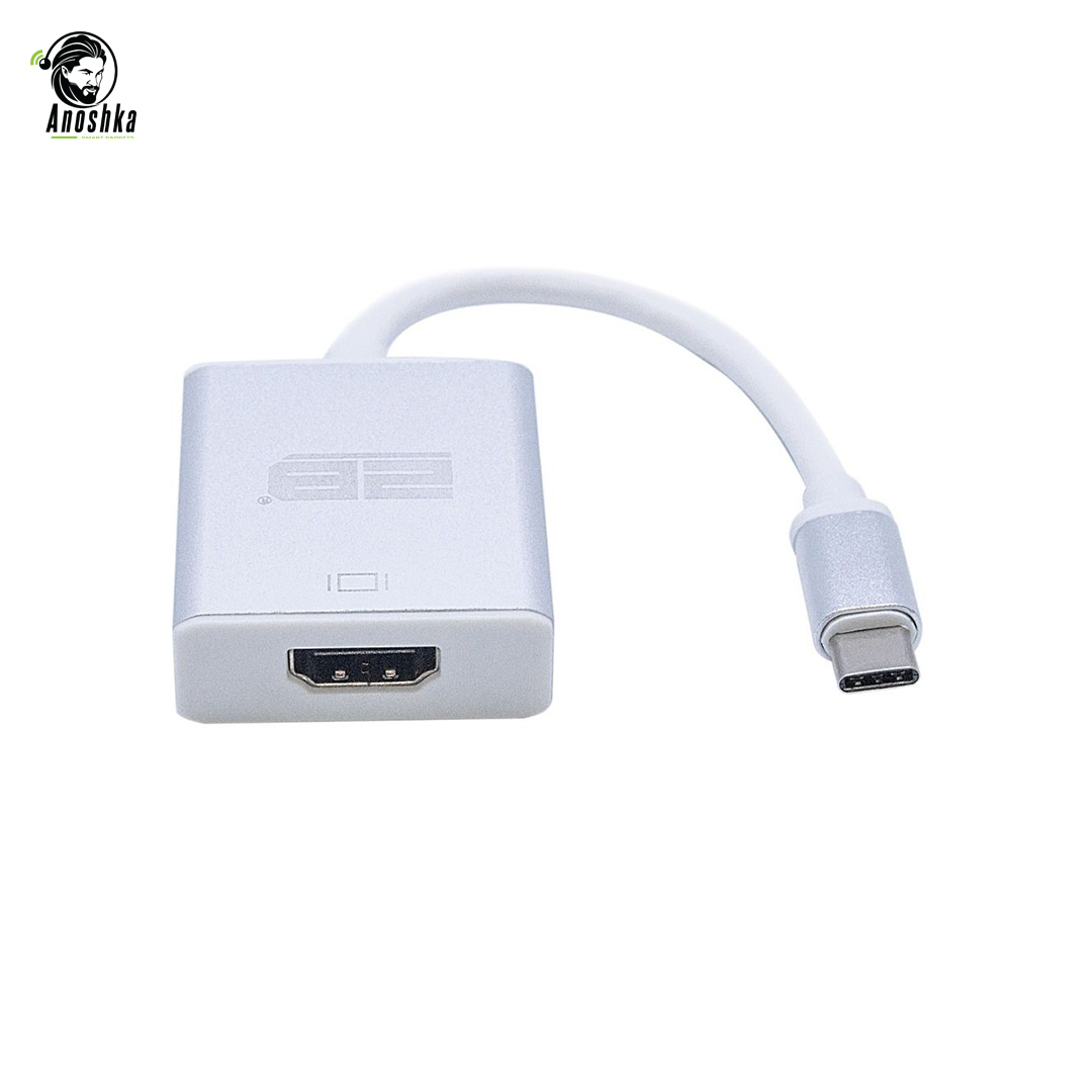 2B CV223 Type-C to HDMI Converter – USB-C Male to HDMI Female Adapter