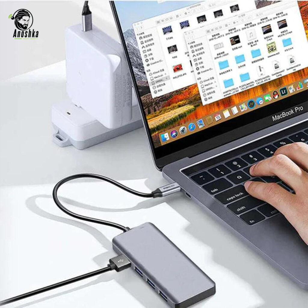 The RECCI RH06 5-in-1 Hub delivers fast data transfer, 4K HDMI output, and multiple ports for enhanced productivity and connectivity.