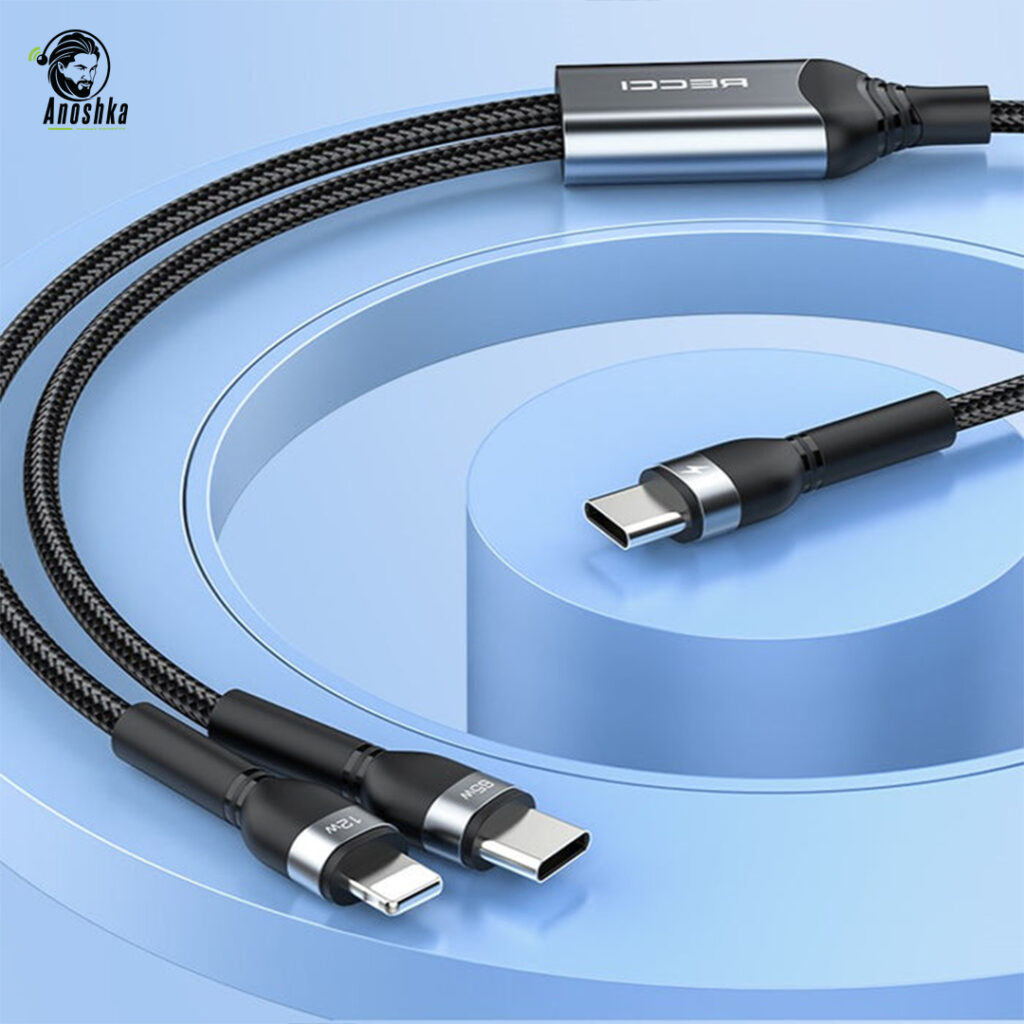 The RECCI RTC-T16 Skyline Cable delivers fast charging, reliable data transfer, and a durable braided design for all Type-C devices.