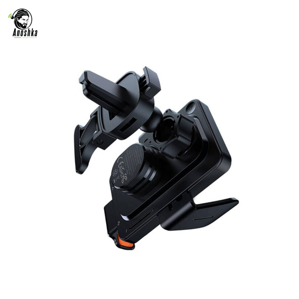 The RECCI RHO-C38 Car Holder features a strong magnetic grip, soft silicone protection, and air vent mounting — providing secure, one-hand phone access while driving.