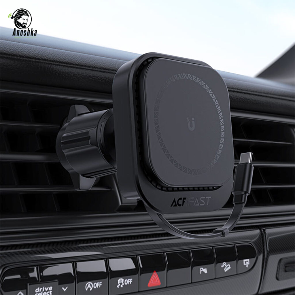 Fast Wireless Charger Magnetic Car Holder D32 – 15W Magnetic Car Mount for Phones