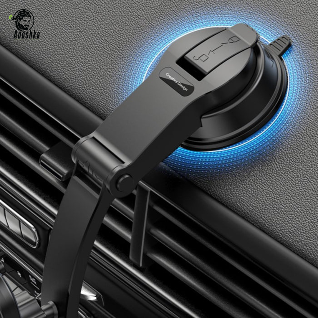 The RECCI RHO-C39 Car Holder offers 360° adjustable viewing, strong grip, and easy one-hand operation — ideal for safe, hands-free driving.