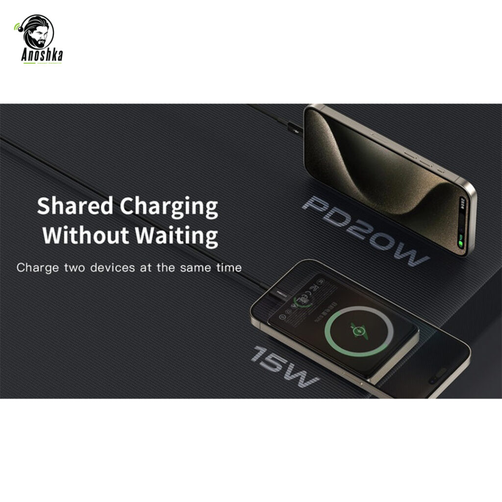 RECCI Power Bank Armor Wireless Charging 10000mAh (RPB-W26) – Rugged Design & Fast Wireless Charging