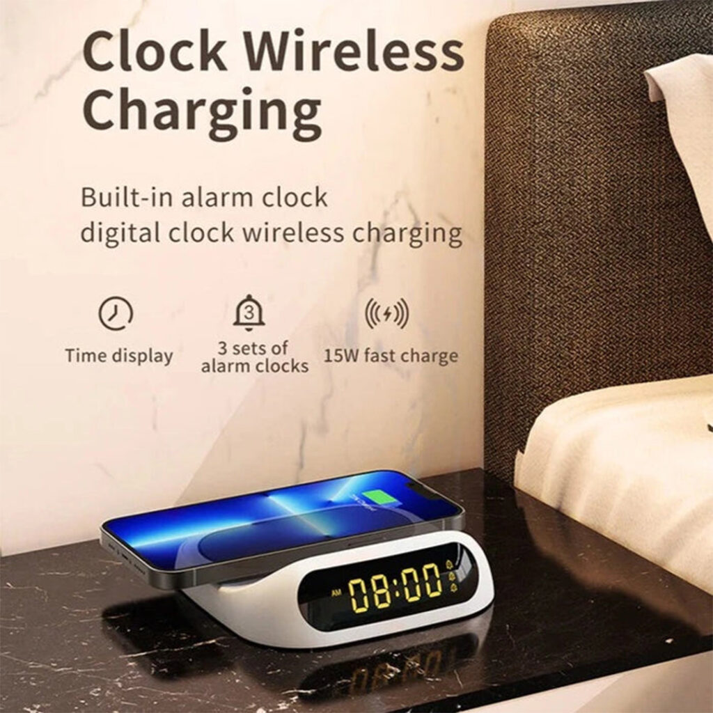 The RECCI RCW-22 Wireless Charger Sailing combines fast Qi wireless charging with a stylish, sailing-inspired design — perfect for home, office, or bedside use.