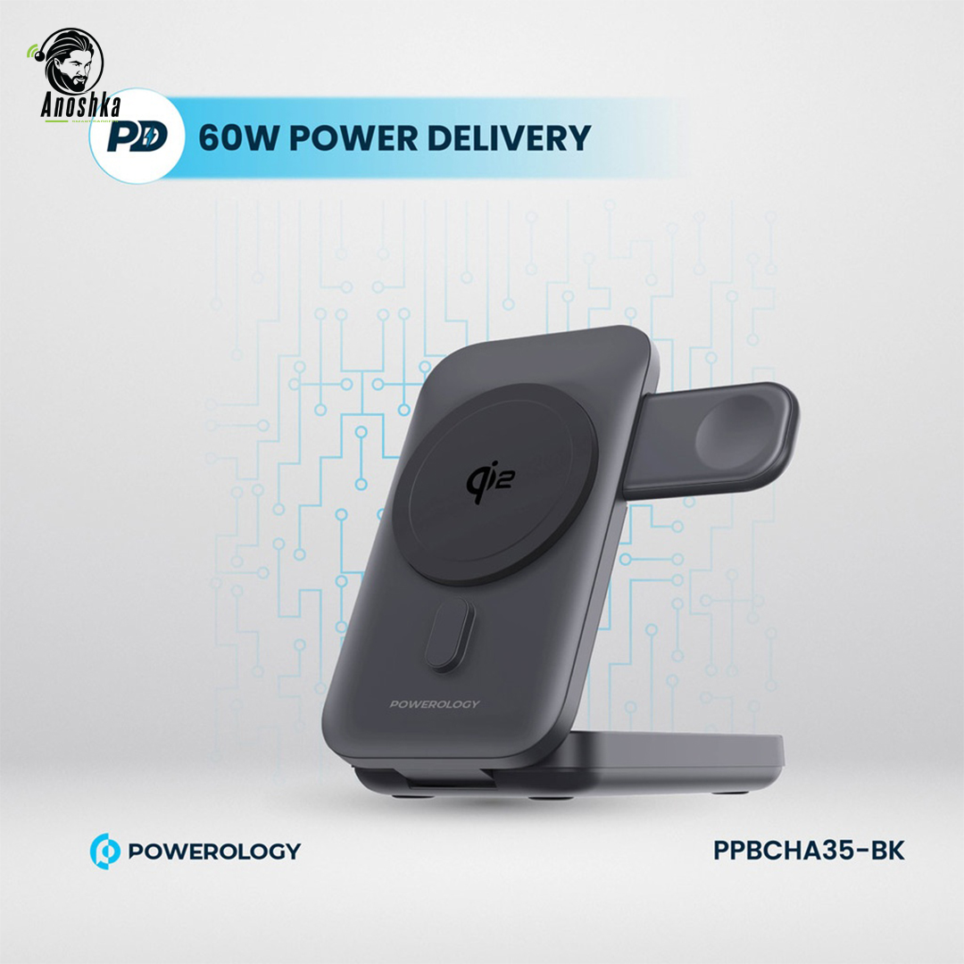Powerology 10000mAh MagSafe Power Bank box and accessories