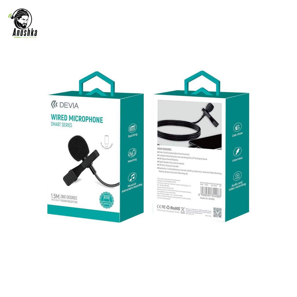 DEVIA Smart Series MI33C Microphone for Clear Sound and Professional Recording