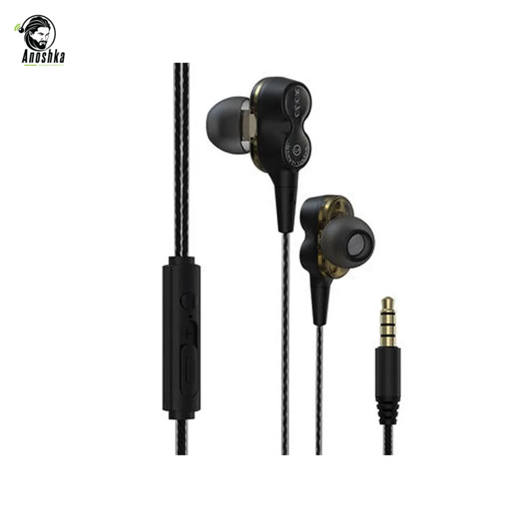 DEVIA Wired Earphones 3.5mm HP50D Clear Sound Comfortable Fit