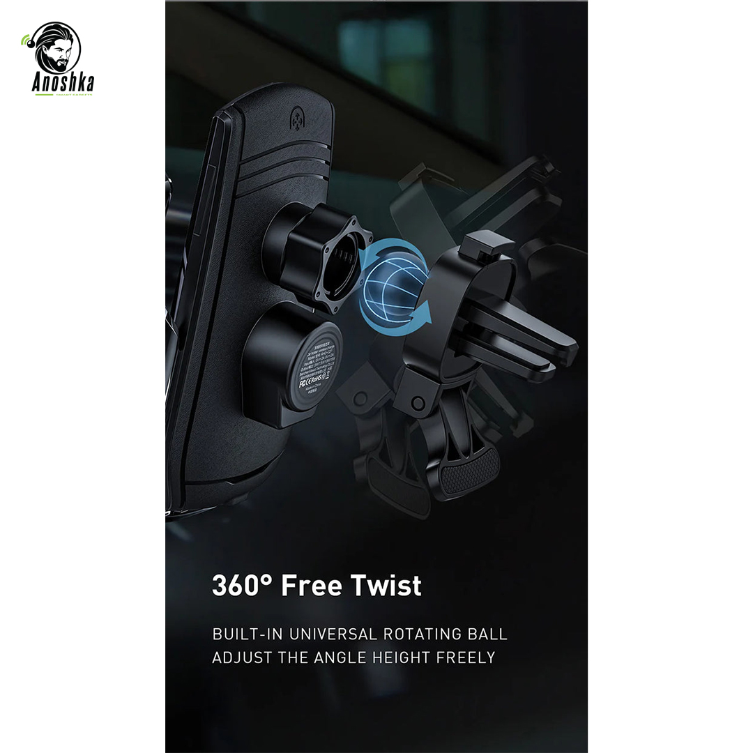 The RECCI RHO-C27 Car Holder offers secure phone mounting with a 360° adjustable design, strong suction base, and universal compatibility for safe, hands-free driving.