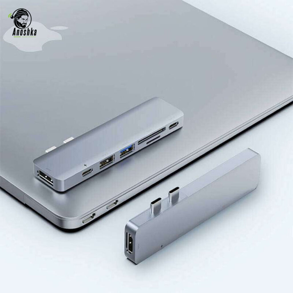 The RECCI RH08 7-in-2 Hub offers 4K HDMI, USB 3.0, SD/TF readers, and PD charging in a dual Type-C design, perfect for MacBook and other USB-C devices.