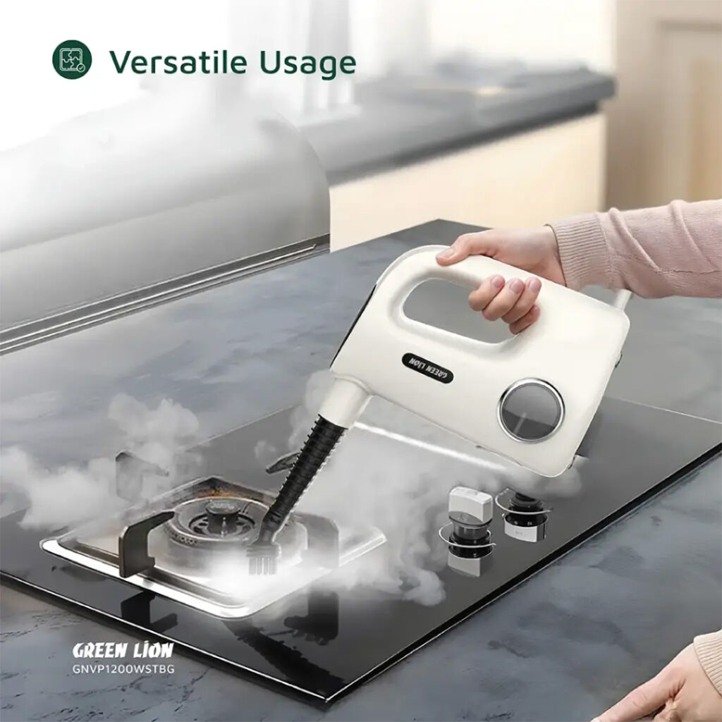 Green Lion Vapor Pro Steam Cleaner 1200W – Powerful Multi-Surface Handheld Cleaning Device