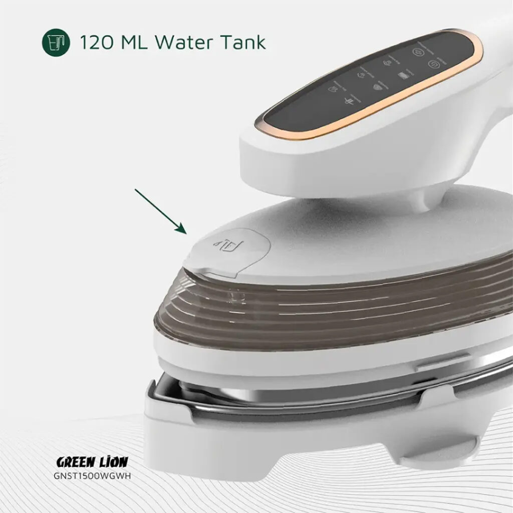 Green Lion Steam Glide Garment Steamer 1500W – Powerful and Efficient Fabric Steamer