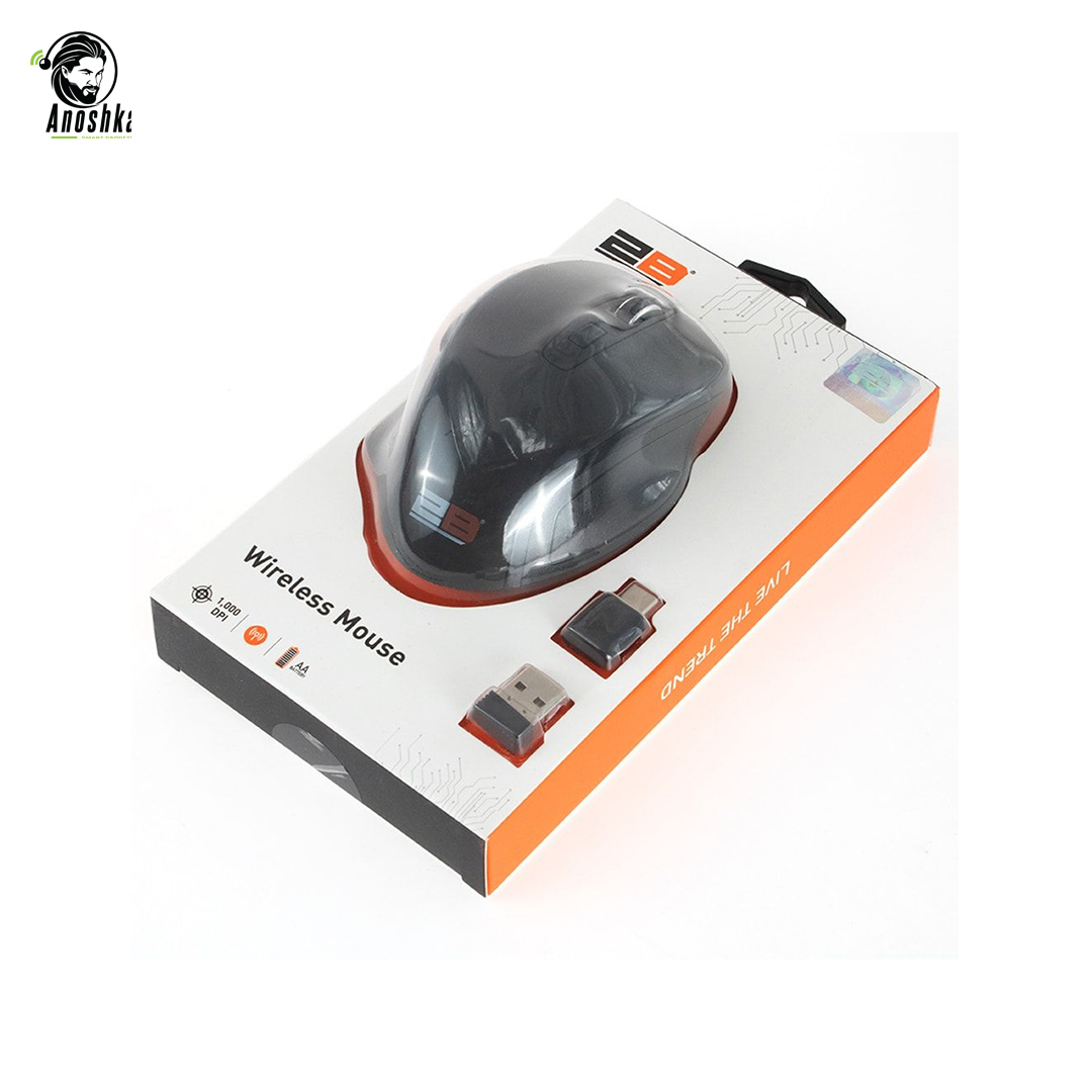2B MO306 Wireless Rechargeable Mouse – Ergonomic High-Precision Optical Mouse