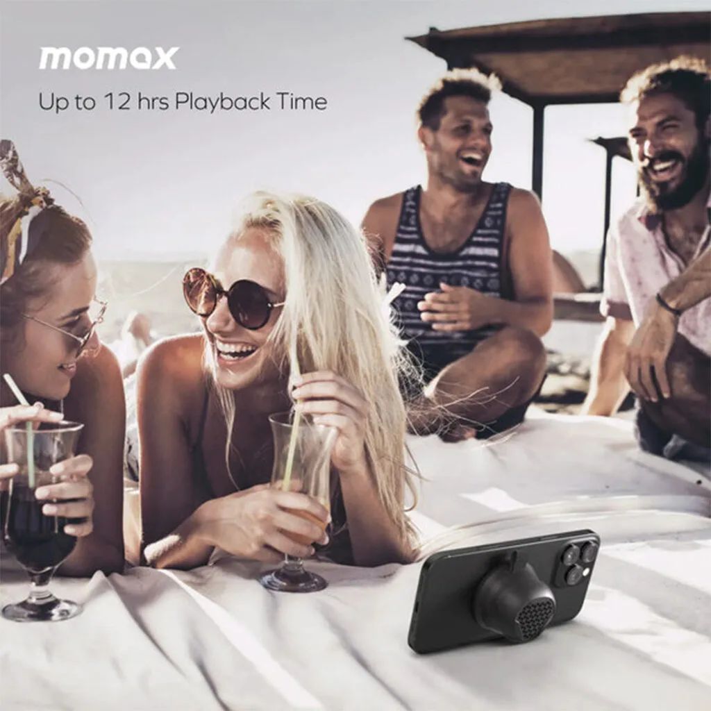 MOMAX 1 Vibe Go Speaker BS7E Portable Wireless Bluetooth Speaker