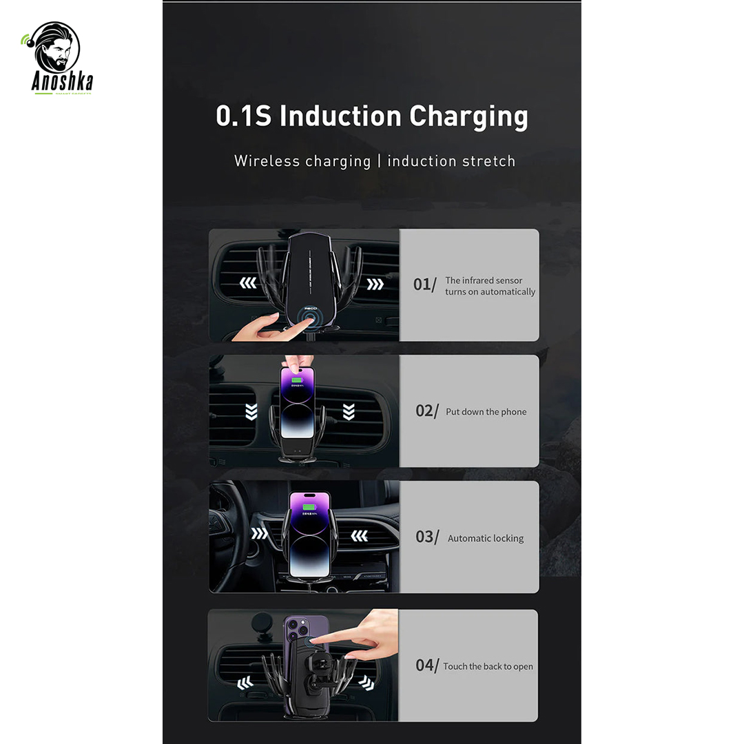 The RECCI RHO-C27 Car Holder offers secure phone mounting with a 360° adjustable design, strong suction base, and universal compatibility for safe, hands-free driving.