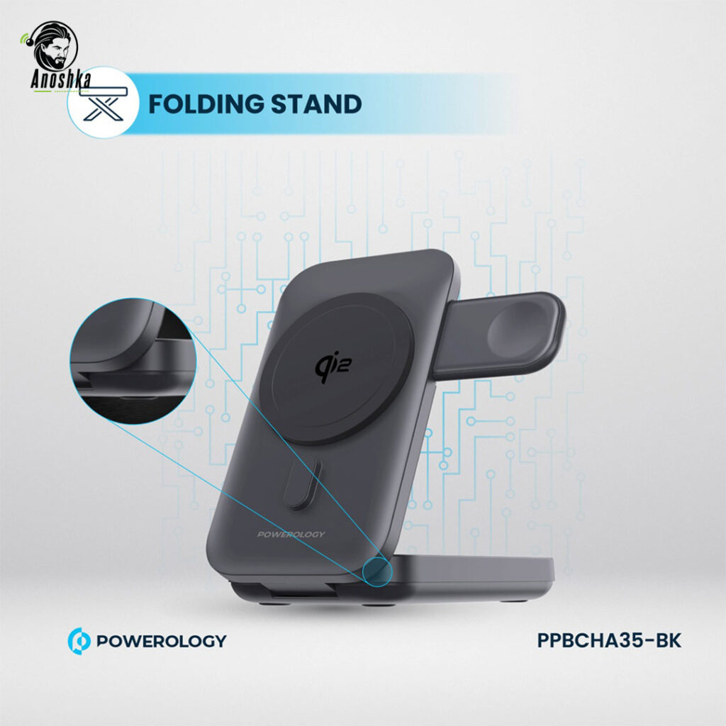 Powerology 10000mAh MagSafe Power Bank box and accessories