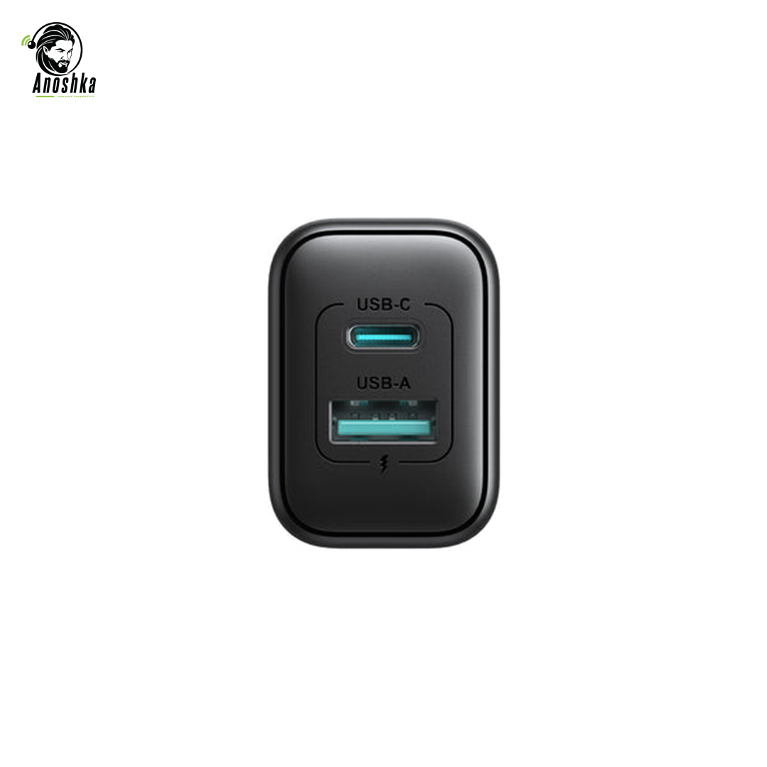 JOYROOM JR-TCF13EU 25W Dual-Port Charger offers USB-A + USB-C fast charging, smart power management, and a compact travel-friendly design for safe and efficient charging.