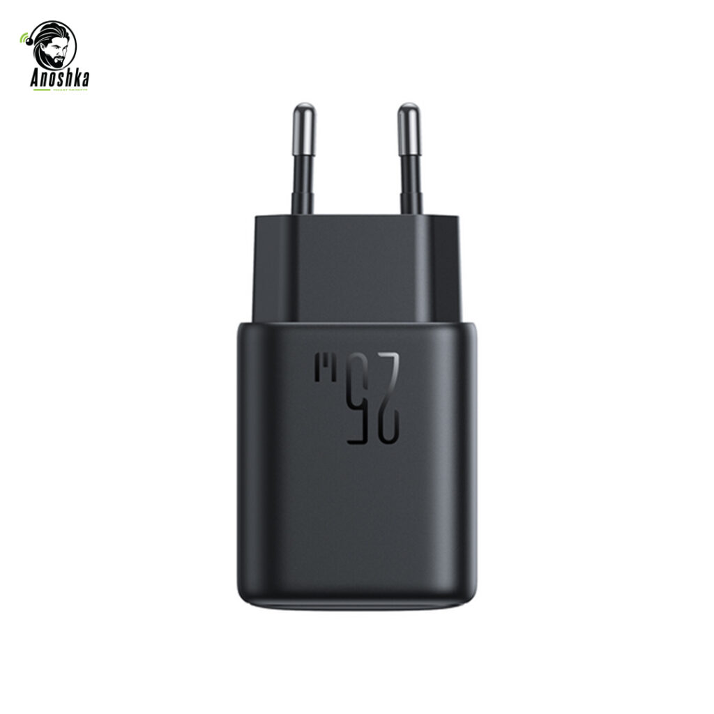 The JOYROOM JR-TCF23EU 25W Fast Charger features PD fast charging, includes a Type-C to Type-C cable, and provides safe, smart, and efficient power delivery in a compact design.