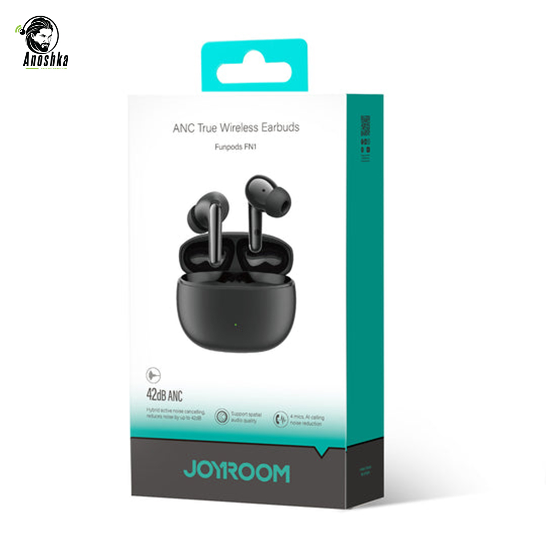 The JOYROOM FN1 ANC True Wireless Earbuds feature hybrid noise cancellation, Bluetooth 5.3, 40-hour battery life, and ENC dual-mic clarity β delivering premium sound in a sleek, modern design.