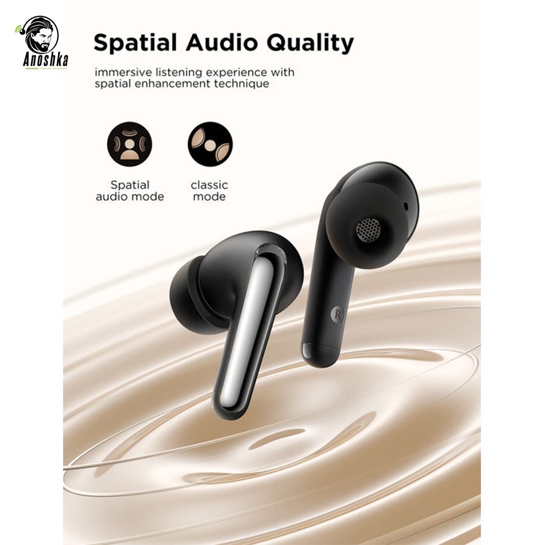 The JOYROOM FN1 ANC True Wireless Earbuds feature hybrid noise cancellation, Bluetooth 5.3, 40-hour battery life, and ENC dual-mic clarity β delivering premium sound in a sleek, modern design.