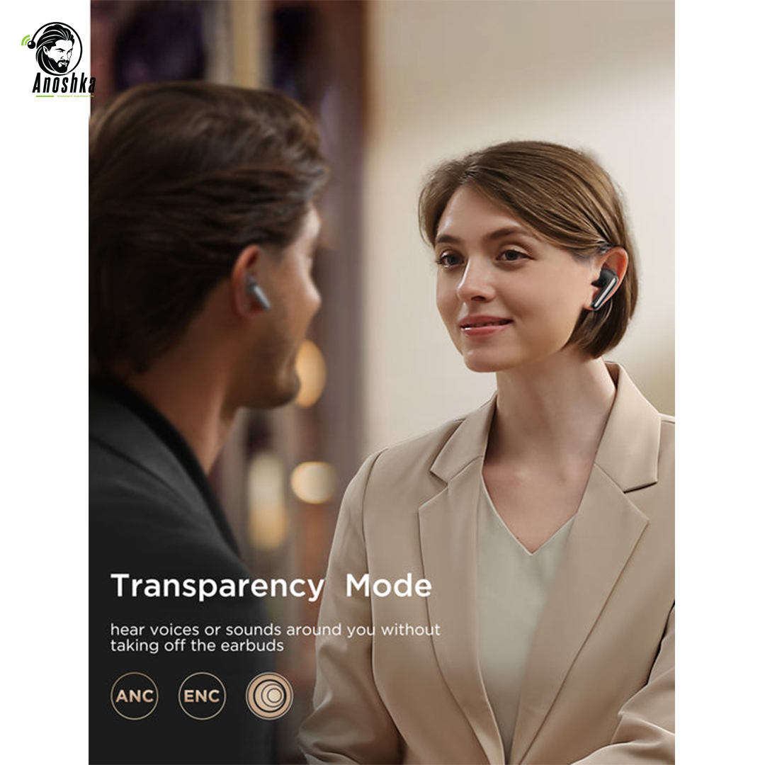 The JOYROOM FN1 ANC True Wireless Earbuds feature hybrid noise cancellation, Bluetooth 5.3, 40-hour battery life, and ENC dual-mic clarity β delivering premium sound in a sleek, modern design.