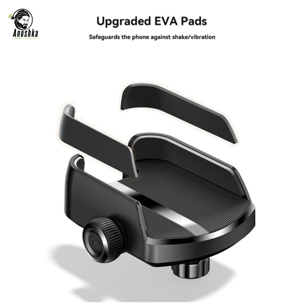 JOYROOM JR-ZS431 Bike Phone Mount provides a secure 4-claw grip, 360° rotation, and shockproof design — ensuring stable phone mounting for any bike or motorcycle.