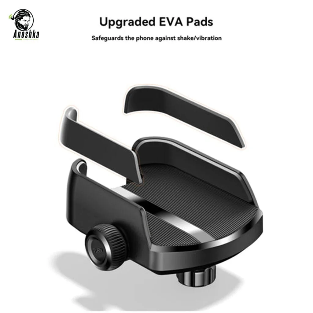 JOYROOM JR-ZS431 Bike Phone Mount provides a secure 4-claw grip, 360° rotation, and shockproof design — ensuring stable phone mounting for any bike or motorcycle.