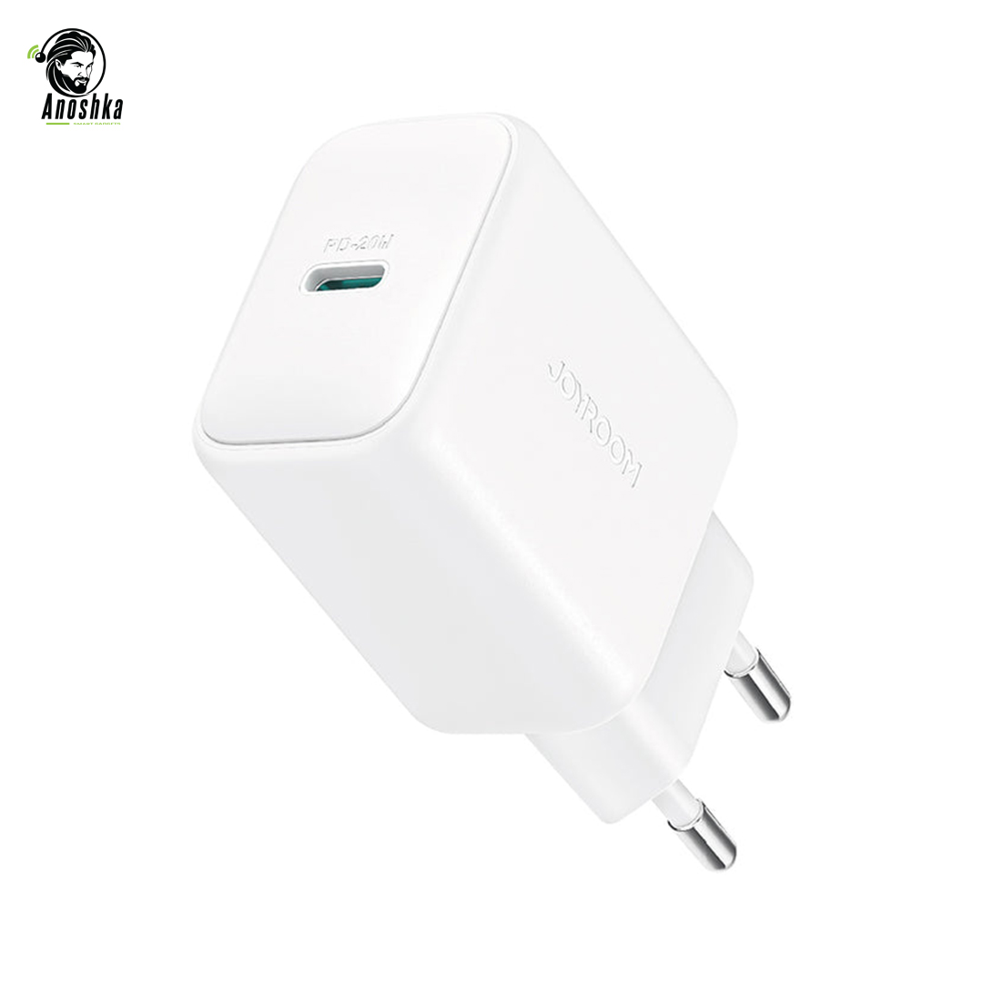 The JOYROOM JR-TCF20EU 20W Fast Charger delivers rapid PD charging, smart protection and a compact design — ideal for modern smartphones and tablets.