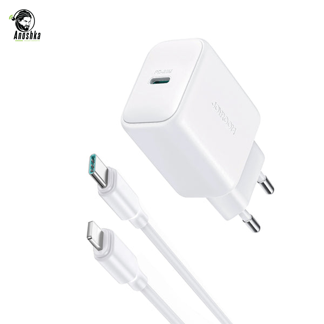 JOYROOM Fast Charger PD 20W Type-C to Lightning JR-TCF20 | Smart, Safe, and Lightning-Fast Charging