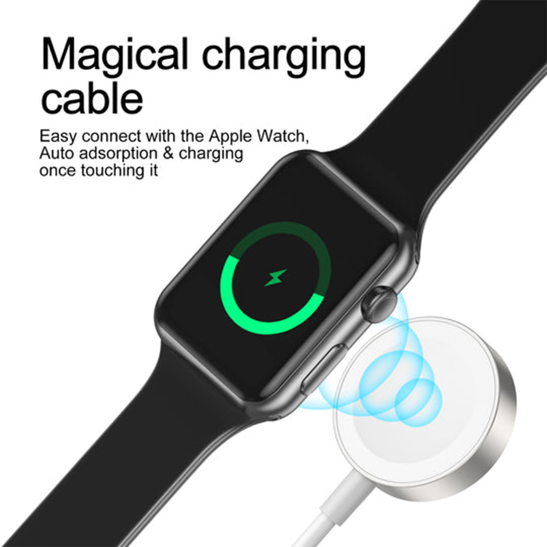 JOYROOM iP Watch Magnetic Charging Cable USB-A delivers fast, safe, and stable charging for all Apple Watch models, with a durable and travel-friendly design.