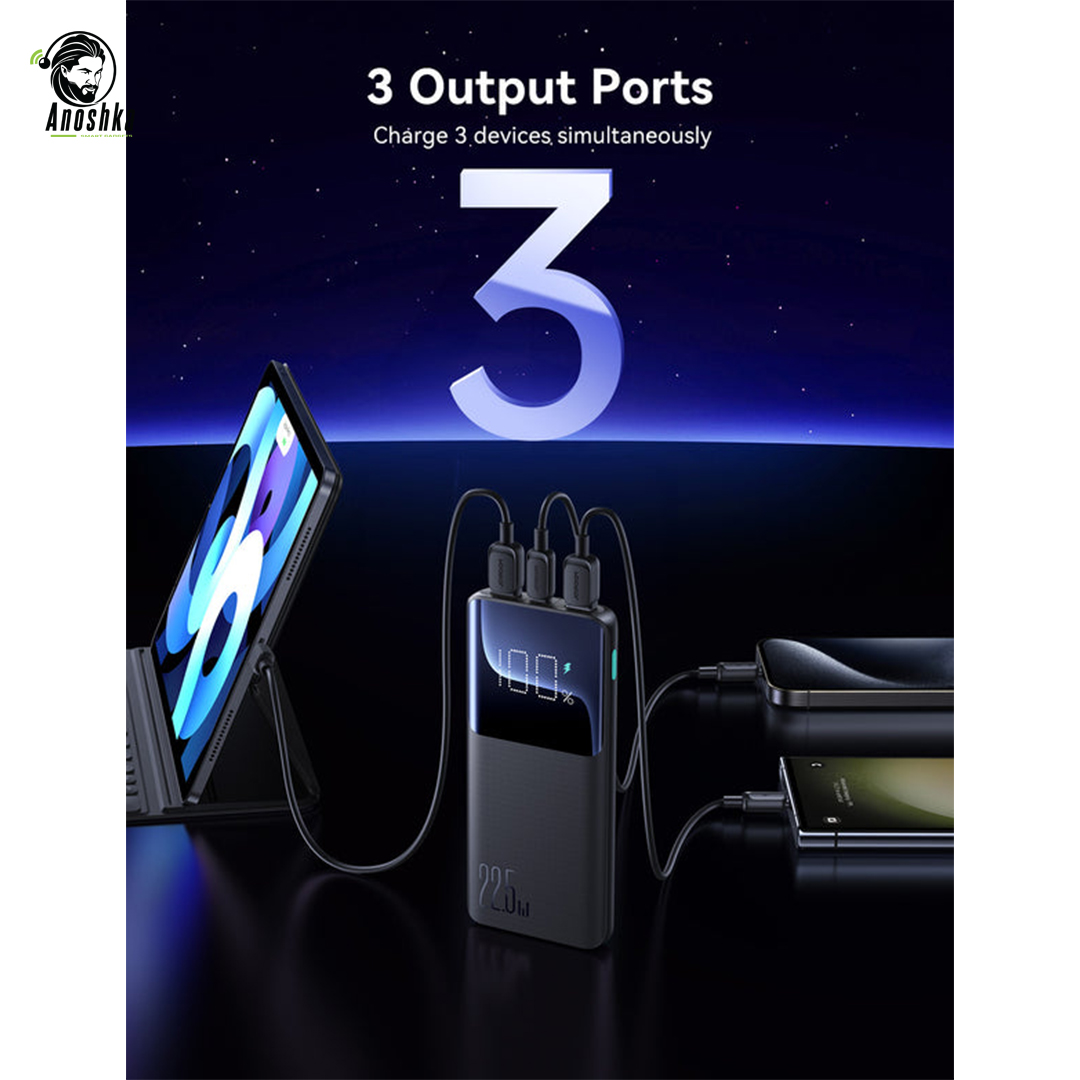 JOYROOM QP191 10000mAh Fast Charging Power Bank with USB-C and dual output