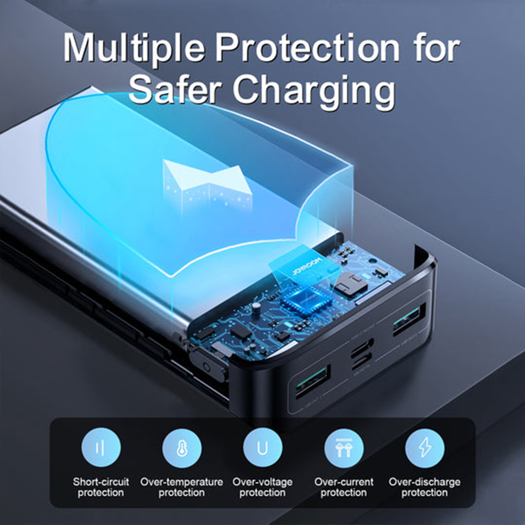 JOYROOM Power Bank Fast Charging 20000mAh QP192 | Dual-Port, Smart & High-Capacity Design - Image 2