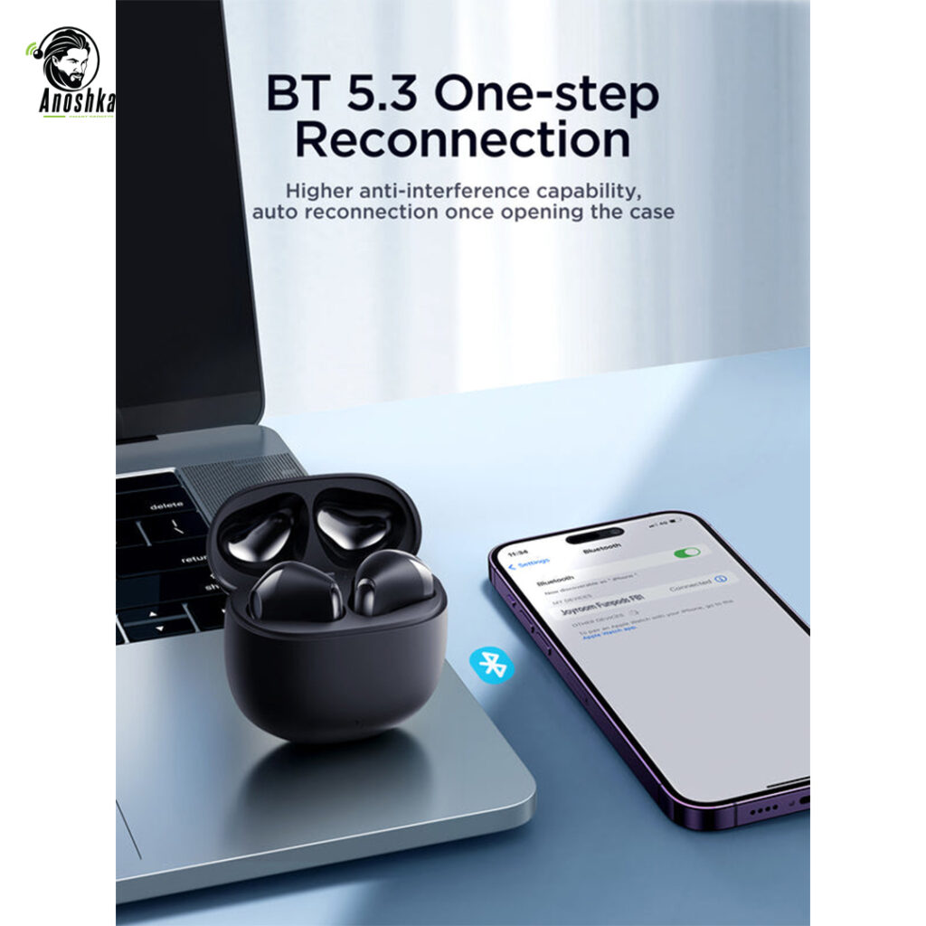 JOYROOM FB1 True Wireless Earbuds feature Bluetooth 5.3, 20-hour battery life, touch controls, and a comfortable ergonomic design for a premium wireless experience.