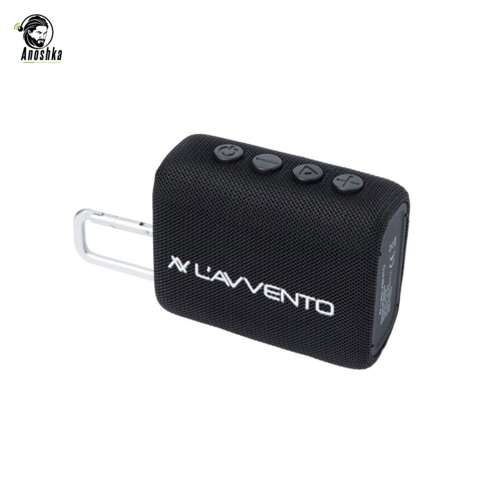LAVVENTO SP31B Waterproof Bluetooth Speaker – Portable Wireless Speaker with IPX7 Rating