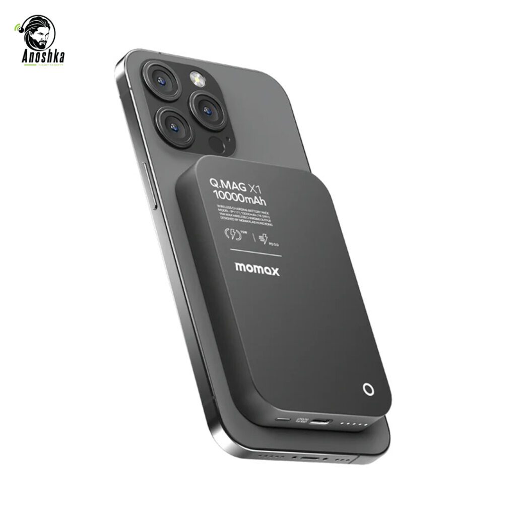 Momax Q.Mag X1 magnetic wireless power bank 10000mAh with fast magnetic charging