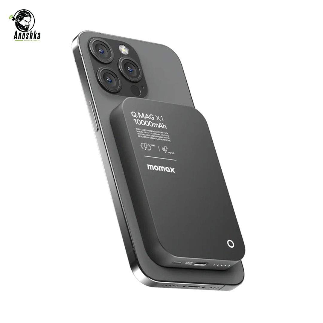 Momax Q.Mag X1 magnetic wireless power bank 10000mAh with fast magnetic charging