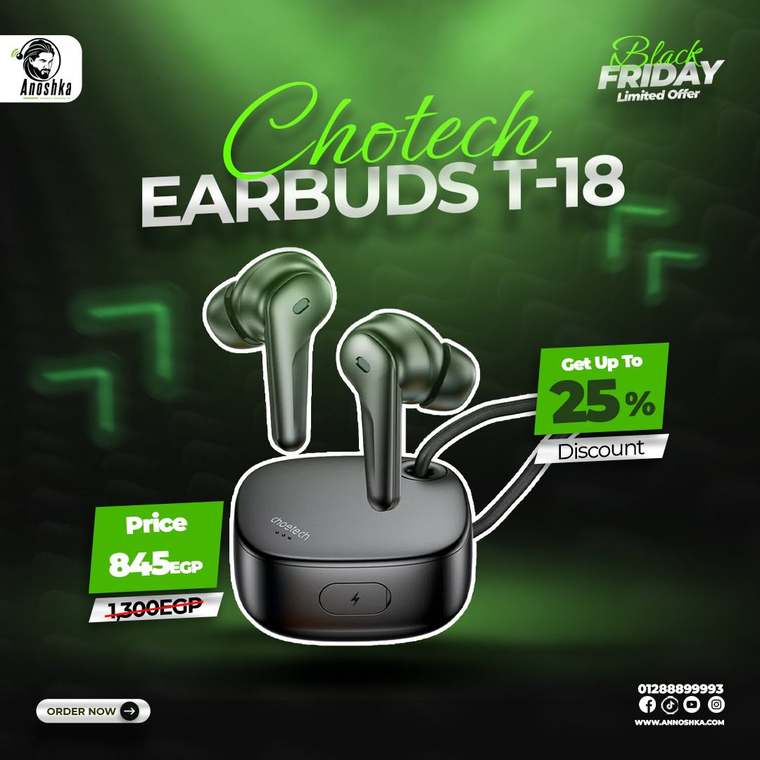 Chotech T-18 Earbuds with clear audio and long battery life