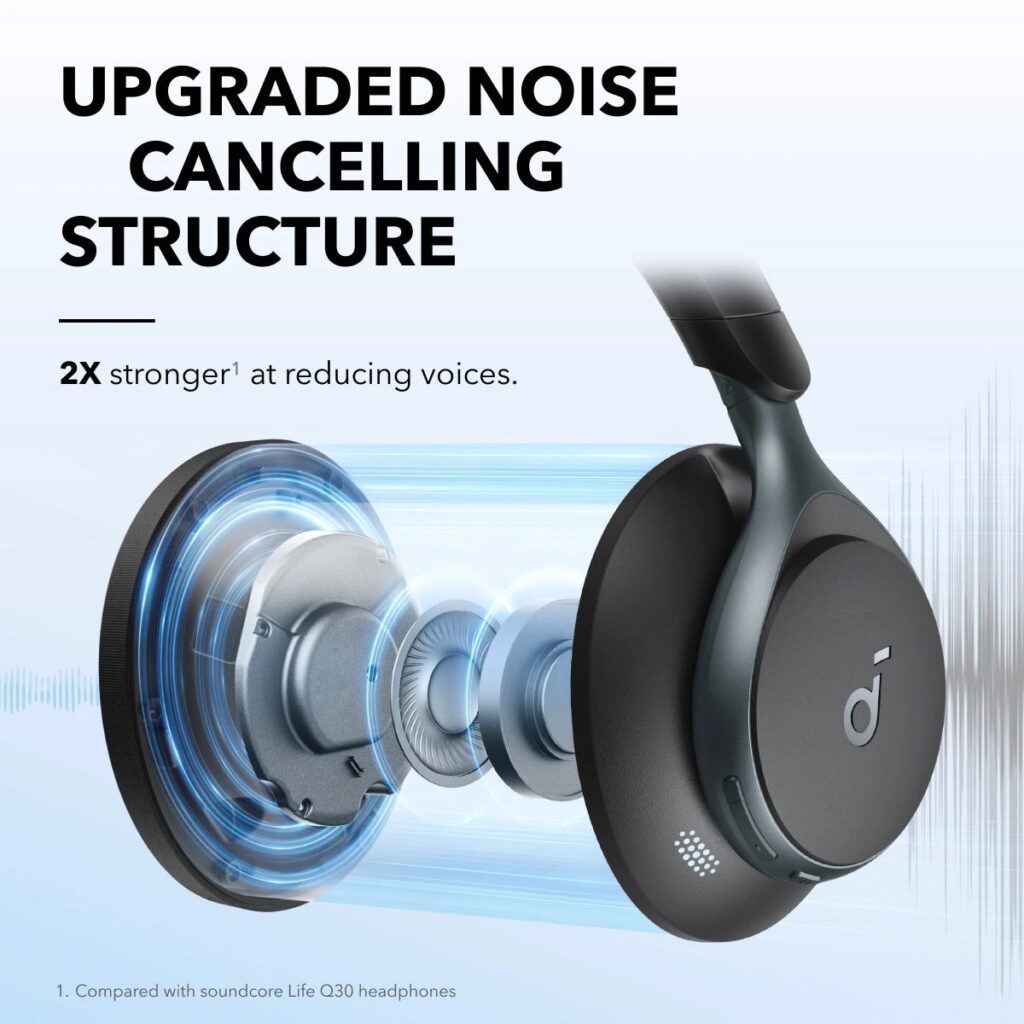Anker Soundcore Space One wireless noise cancelling headphones