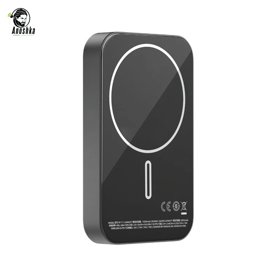 Momax Q.Mag X1 magnetic wireless power bank 10000mAh with fast magnetic charging