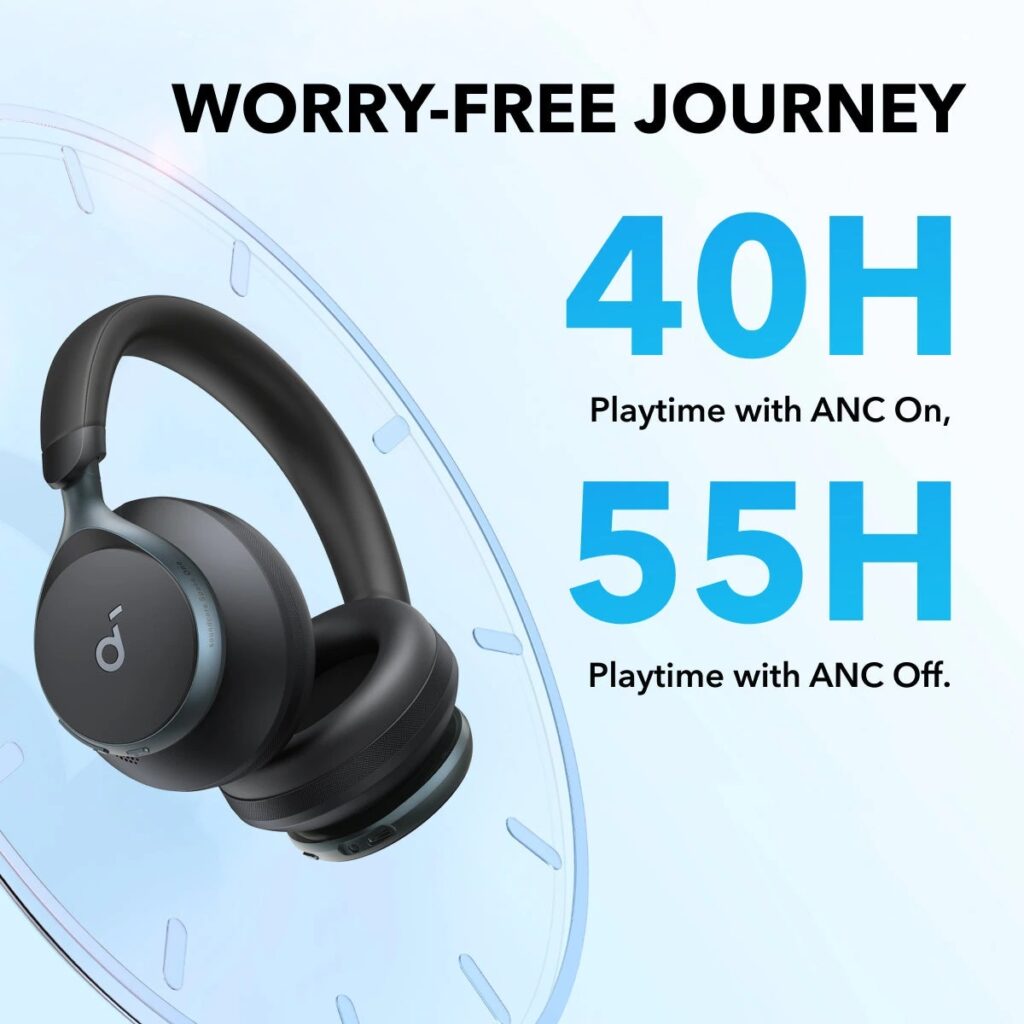 Anker Soundcore Space One wireless noise cancelling headphones
