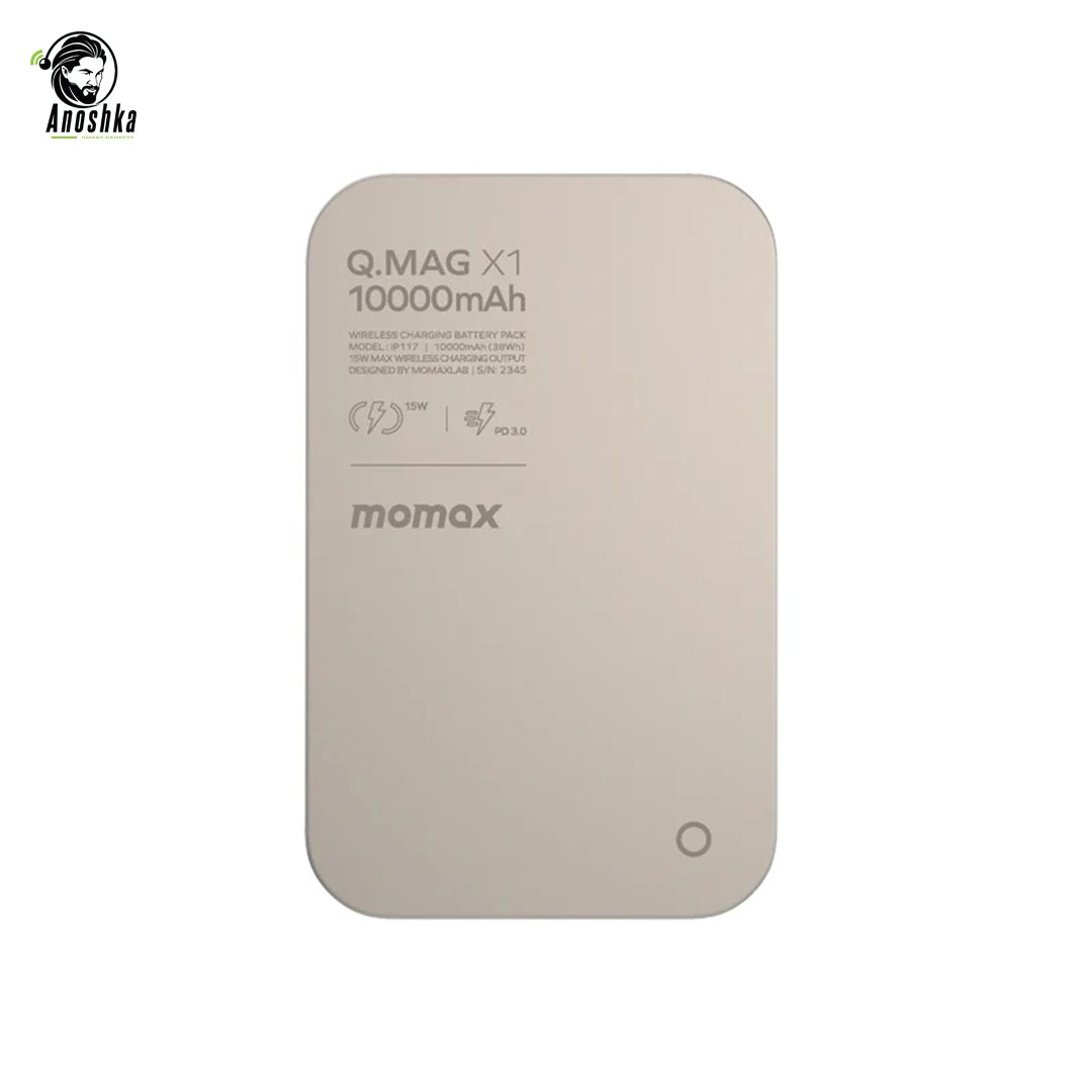 Momax Q.Mag X1 magnetic wireless power bank 10000mAh with fast magnetic charging