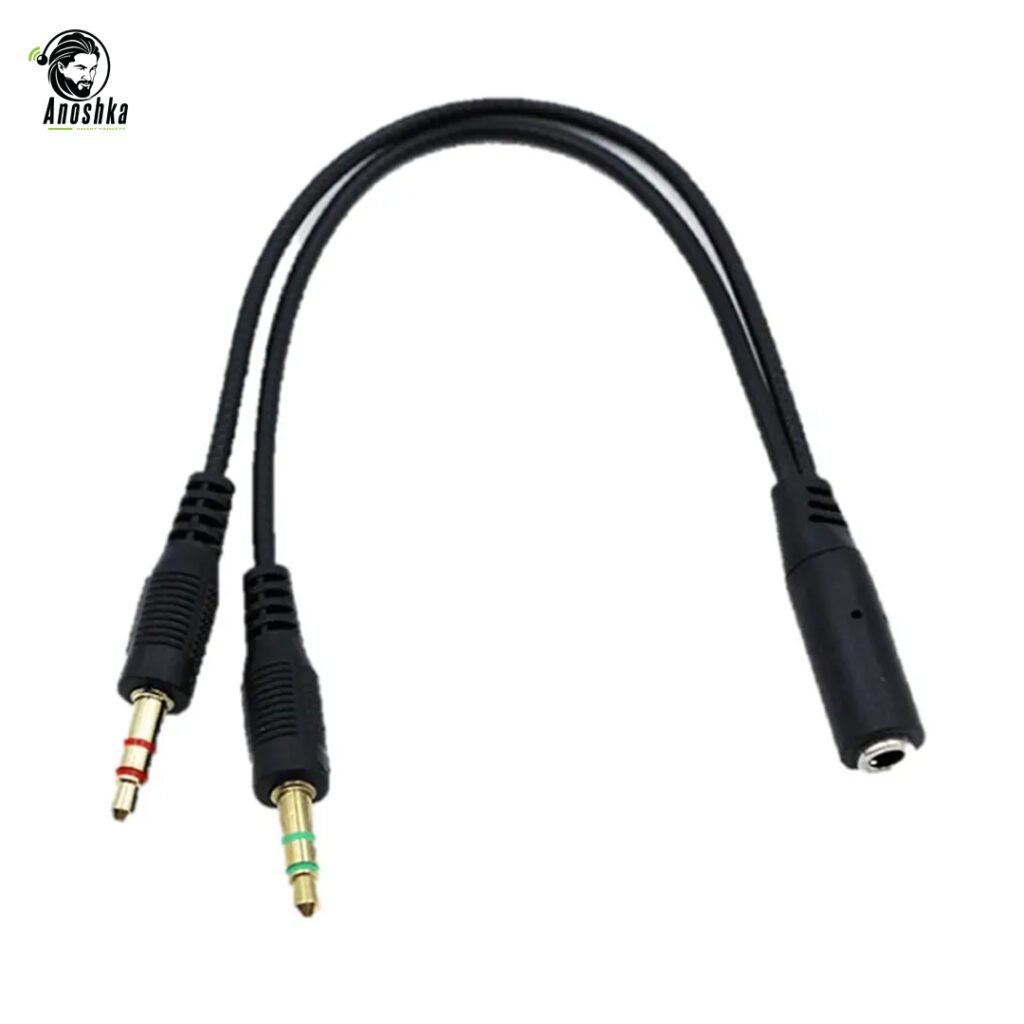 AWEI AUX 2 in 1 dual function audio cable for clear and powerful sound