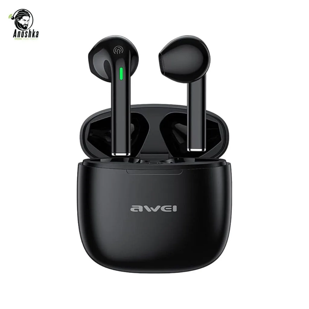 AWEI T26 Pro true wireless earbuds with HD sound, long battery life, and touch control